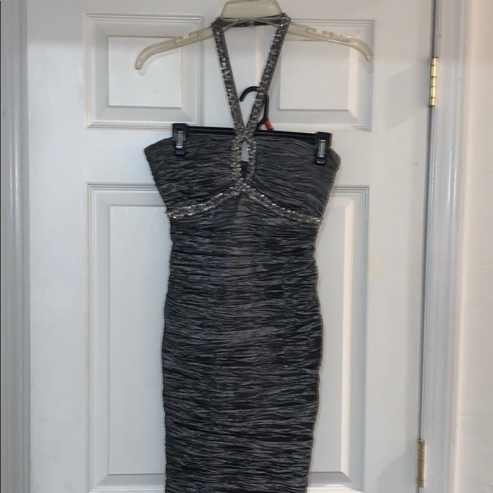 Daisy Gray Sequin Dress